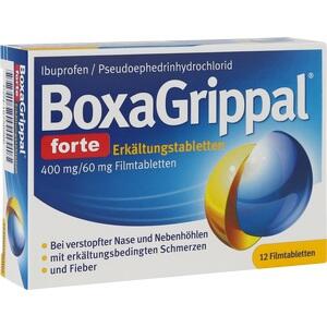 BOXAGRIPPAL forte Erkältungstab. 400 mg/60 mg FTA 12 St